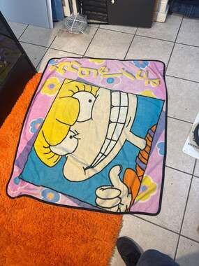 Vintage 1998 Rugrats Angelica Pickles Blanket